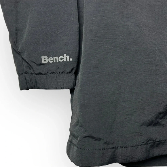 Bench Black Hooded Zip Up Jacket L - Picture 5 of 6